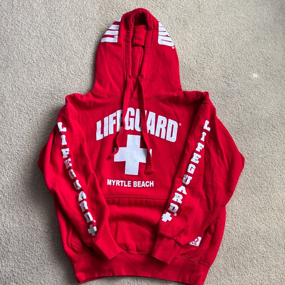 Red Hoodie Sweater